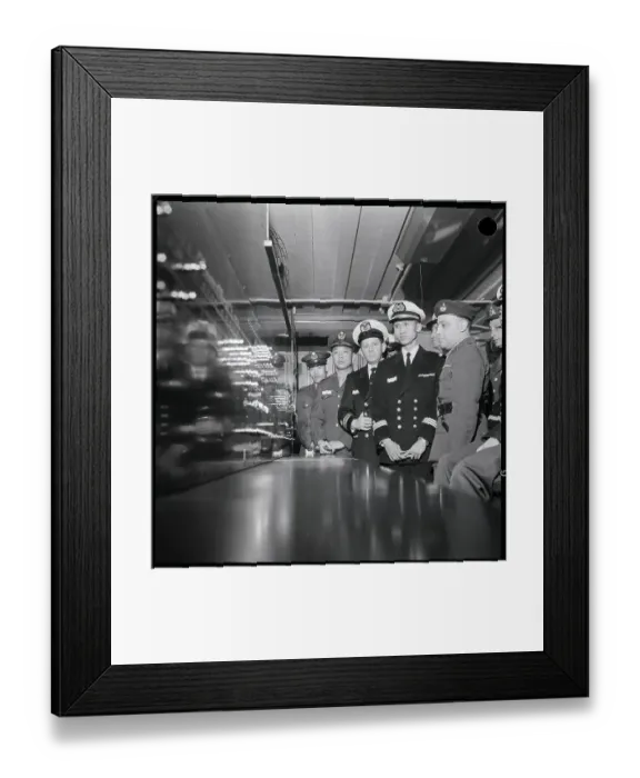 Framed Print : Allied Soldiers Visit New York City Framed Print : Allied Soldiers Visit New York City