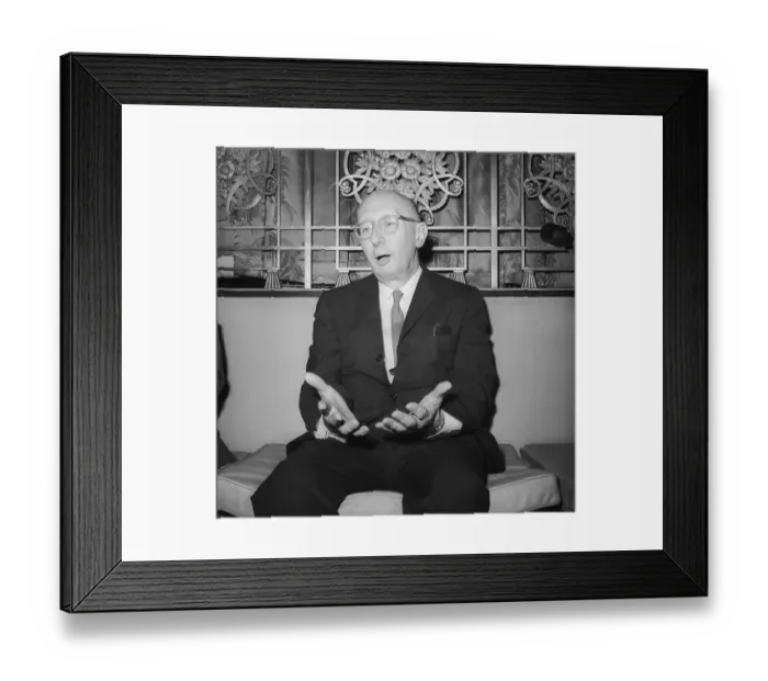 Framed Print : Von Bekesy Wins Nobel Prize Framed Print : Von Bekesy Wins Nobel Prize