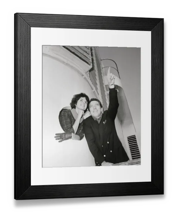 Framed Print : Claudine Longet and Andy Williams