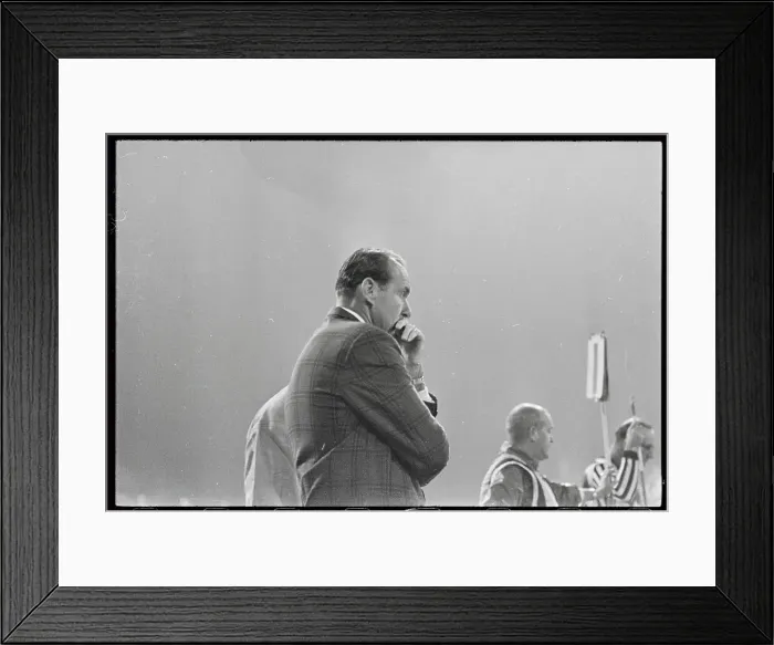 Framed Print : Oilers Head Coach Lou Rymkus Framed Print : Oilers Head Coach Lou Rymkus