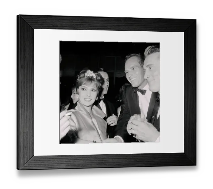 Framed Print : Gina Lollobrigida in Small Circle of Friends Framed Print : Gina Lollobrigida in Small Circle of Friends