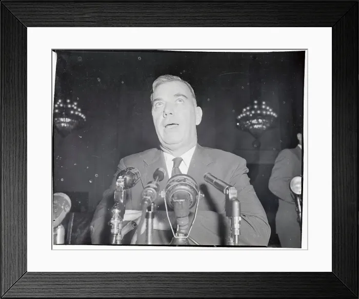 Framed Print : Portrait of James A. Van Fleet Framed Print : Portrait of James A. Van Fleet