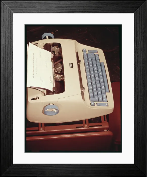 Framed Print : IBM Typewriter Framed Print : IBM Typewriter