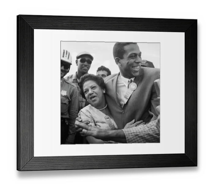 Framed Print : Orlando Cepeda Hugging Mother Framed Print : Orlando Cepeda Hugging Mother