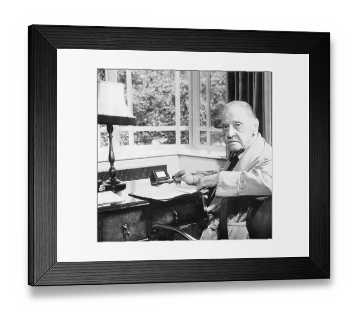 Framed Print : Somerset Maugham in Declining Years Framed Print : Somerset Maugham in Declining Years