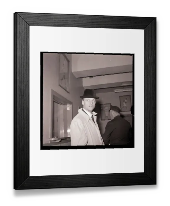 Framed Print : Roger Maris Arriving at Yankee Stadium Framed Print : Roger Maris Arriving at Yankee Stadium
