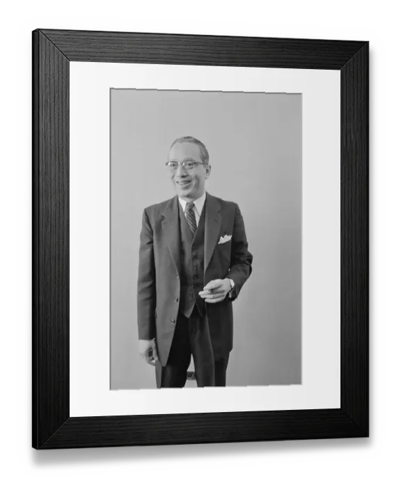 Framed Print : Portrait of U. Thant Framed Print : Portrait of U. Thant