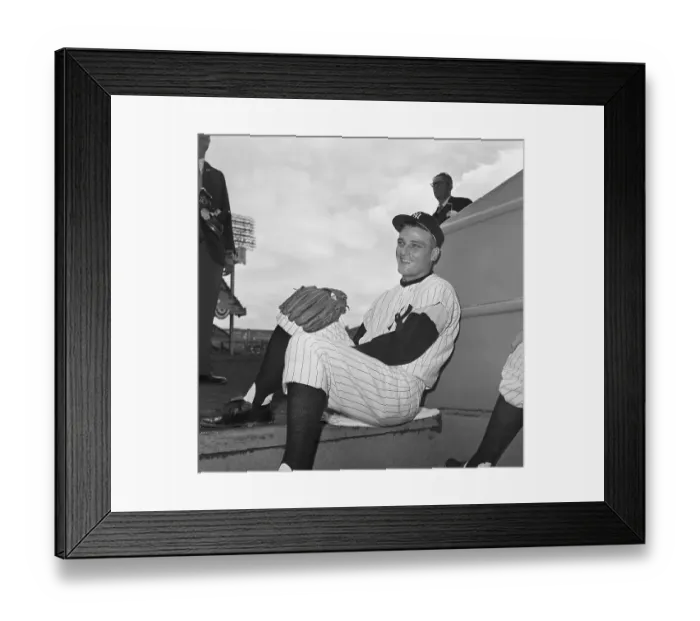 Framed Print : Yankee's Maris on Dugout Steps Framed Print : Yankee's Maris on Dugout Steps