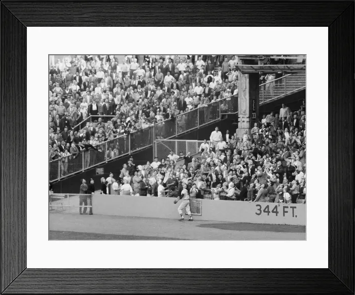 Framed Print : Baseball Fans in Bleachers Framed Print : Baseball Fans in Bleachers