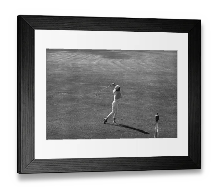 Framed Print : Jacqueline Kennedy Swinging a Golf Club Framed Print : Jacqueline Kennedy Swinging a Golf Club