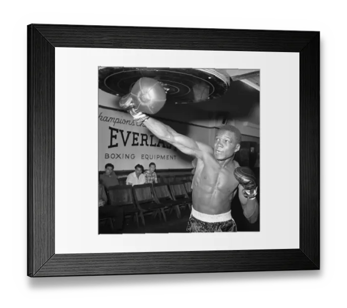 Framed Print : Benny Paret Training Framed Print : Benny Paret Training