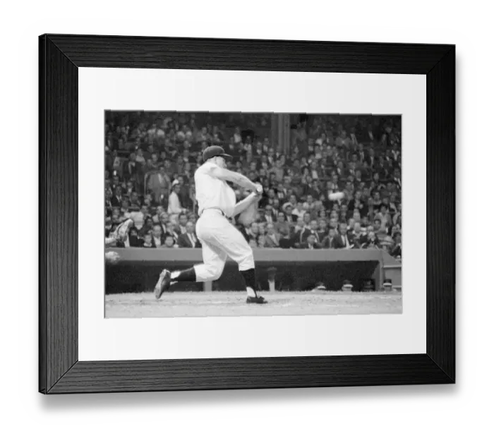 Framed Print : Roger Maris Hitting 60th Home Run Framed Print : Roger Maris Hitting 60th Home Run
