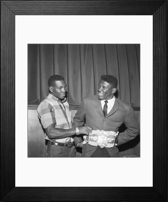 Framed Print : Benny Paret and Emile Griffith Framed Print : Benny Paret and Emile Griffith