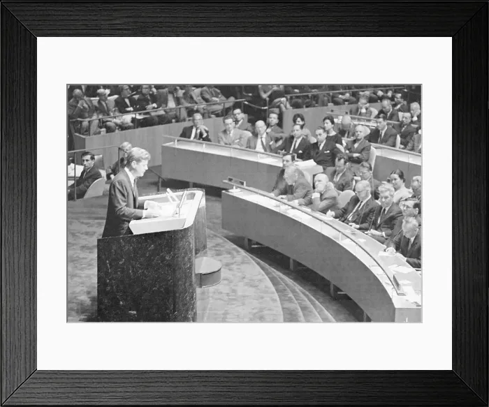 Framed Print : Speaking Before the Soviet Delegation Framed Print : Speaking Before the Soviet Delegation