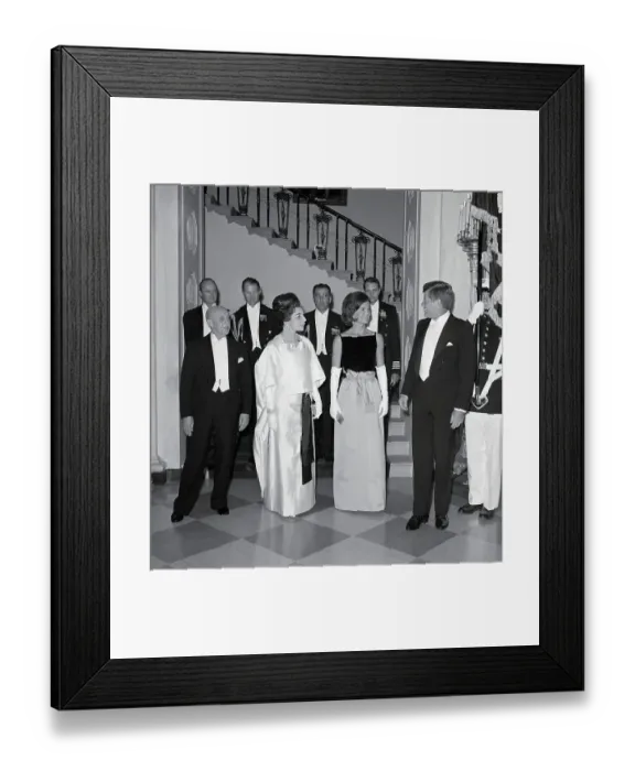 Framed Print : Guests Attending President Kennedy's State Dinner Framed Print : Guests Attending President Kennedy's State Dinner