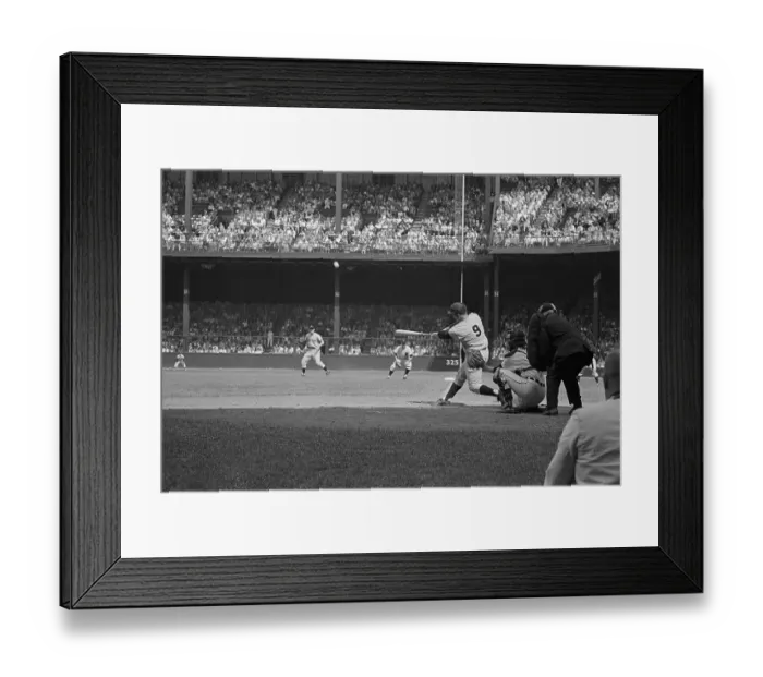 Framed Print : Roger Maris Hitting 57th Home Run Framed Print : Roger Maris Hitting 57th Home Run