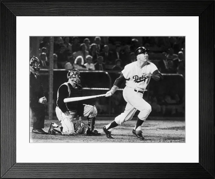 Framed Print : Duke Snider Watches The Homerun He Hit Framed Print : Duke Snider Watches The Homerun He Hit