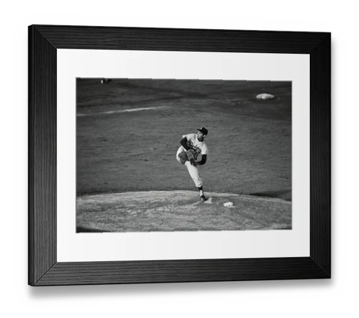Framed Print : Sandy Koufax Throwing Pitch Framed Print : Sandy Koufax Throwing Pitch