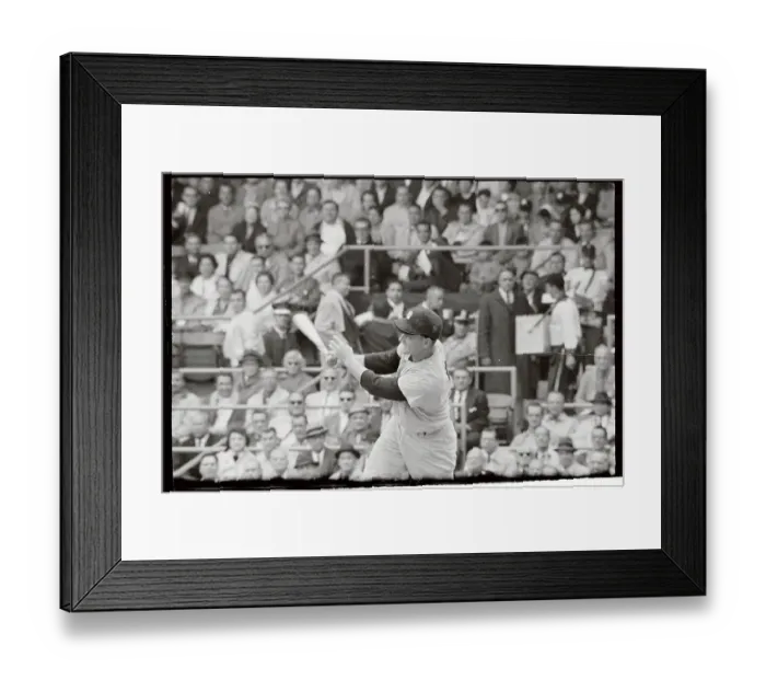 Framed Print : Roger Maris Hitting a Single Framed Print : Roger Maris Hitting a Single