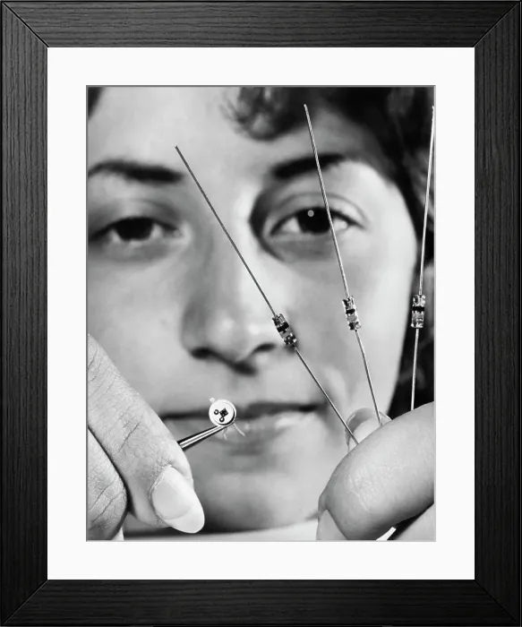 Framed Print : Multiple Silicon Switching Diode Framed Print : Multiple Silicon Switching Diode