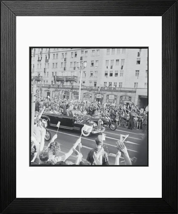 Framed Print : Gherman Tivo Riding in Parade Framed Print : Gherman Tivo Riding in Parade