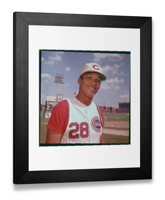 Framed Print : Portrait of Cincinnati Reds Vada Pinson Framed Print : Portrait of Cincinnati Reds Vada Pinson