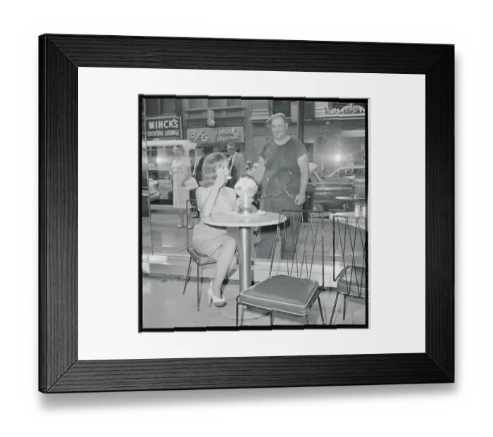 Framed Print : Shelley Fabares Eating Ice Cream