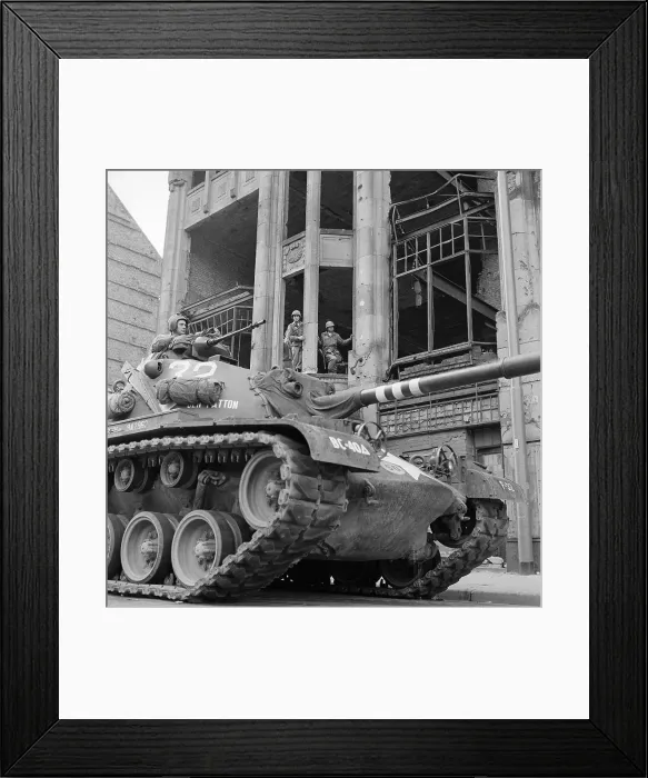 Framed Print : US Tank at Friedrichstrasse Crossing Point