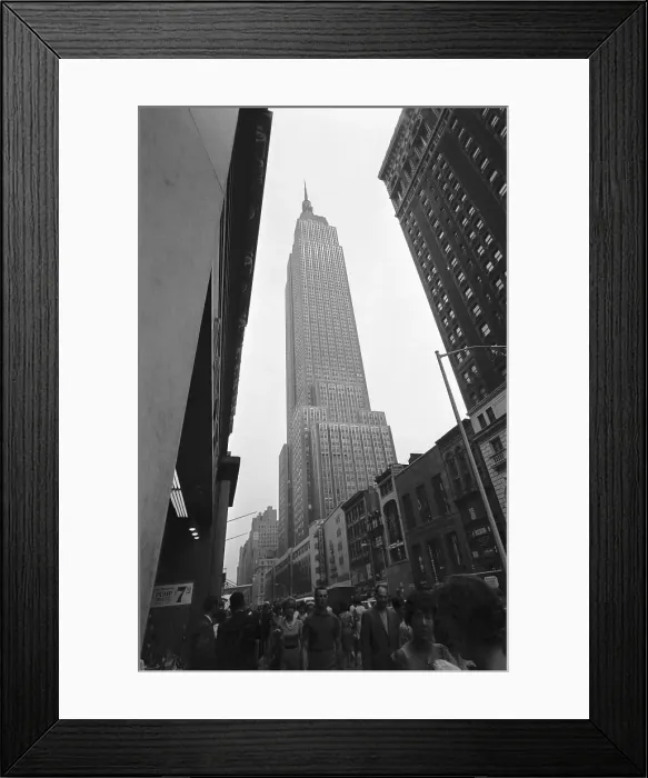 Framed Print : Empire State Building in New York Framed Print : Empire State Building in New York