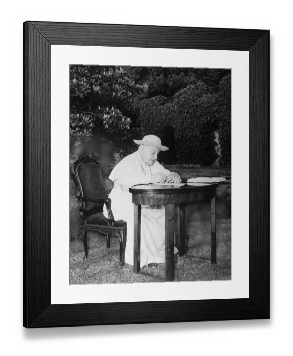 Framed Print : Pope John XXIII Vacationing in Italy Framed Print : Pope John XXIII Vacationing in Italy