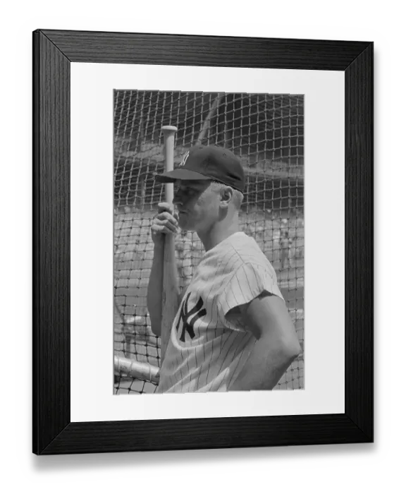 Framed Print : Roger Maris in Batting Stance Framed Print : Roger Maris in Batting Stance