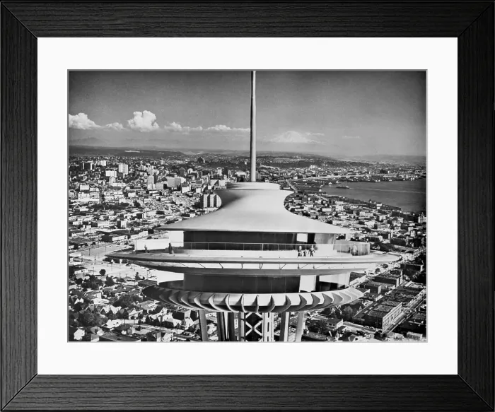 Framed Print : Seattle's Space Needle Tower Framed Print : Seattle's Space Needle Tower