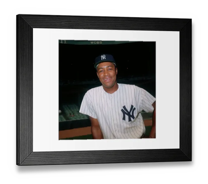 Framed Print : Elston Howard in New York Yankees Uniform Framed Print : Elston Howard in New York Yankees Uniform