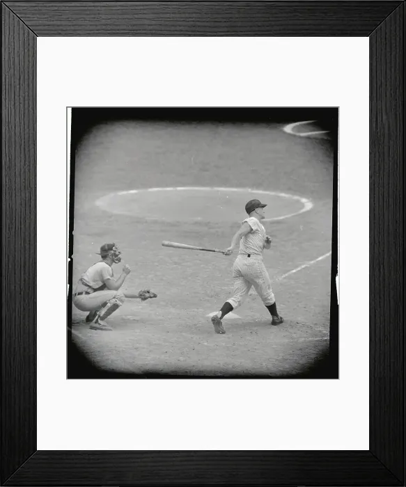 Framed Print : Roger Maris Hitting His 56th Homer Framed Print : Roger Maris Hitting His 56th Homer