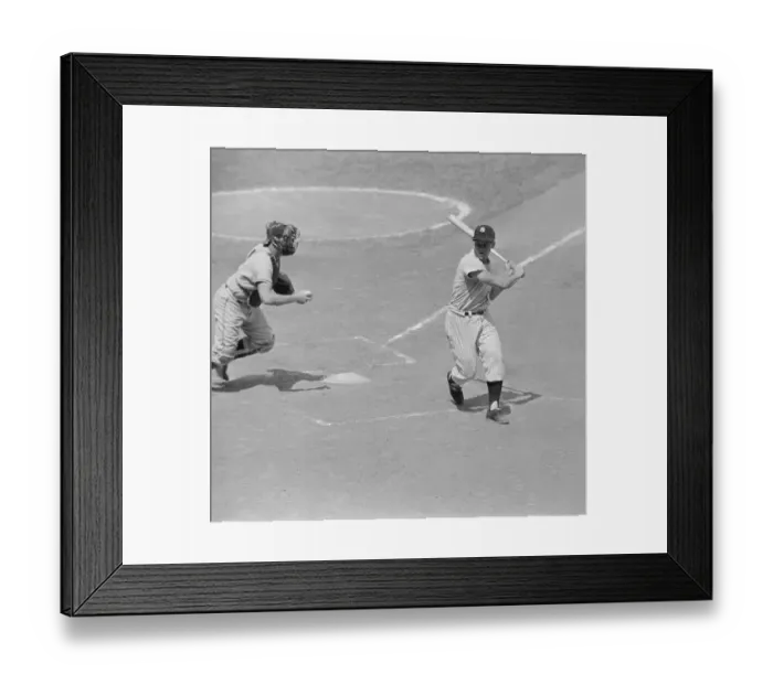 Framed Print : Roger Maris Getting Tagged Out Framed Print : Roger Maris Getting Tagged Out