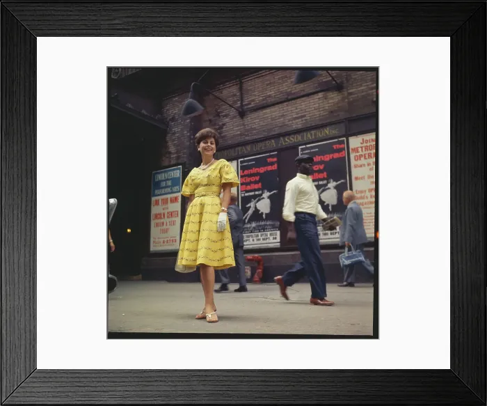 Framed Print : Opera Singer Roberta Peters Posing for Camera Framed Print : Opera Singer Roberta Peters Posing for Camera