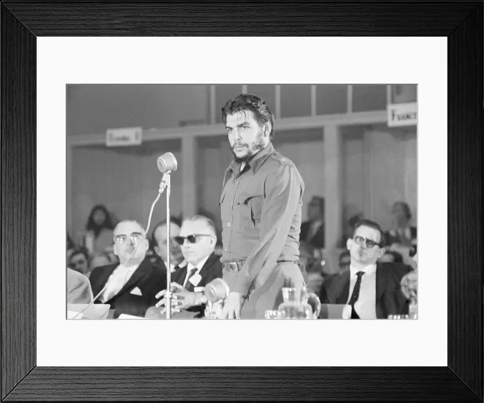 Framed Print : Ernesto Guevara Speaking at Conference Framed Print : Ernesto Guevara Speaking at Conference