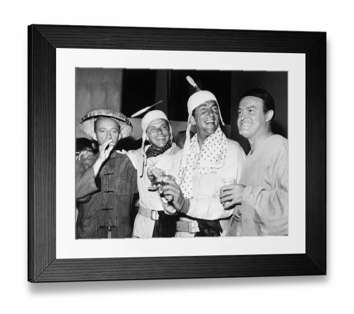 Framed Print : Crosby, Sinatra, Martin, and Hope