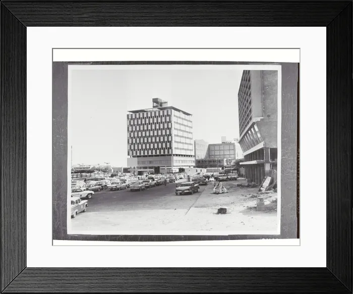 Framed Print : Buildings of Kuwait Under Construction Framed Print : Buildings of Kuwait Under Construction