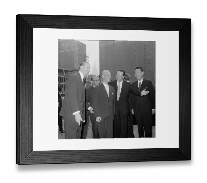 Framed Print : Chen Cheng Arriving at the United Nations Framed Print : Chen Cheng Arriving at the United Nations