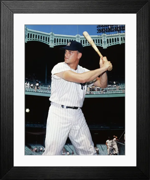 Framed Print : Roger Maris Holding Baseball Bat Framed Print : Roger Maris Holding Baseball Bat