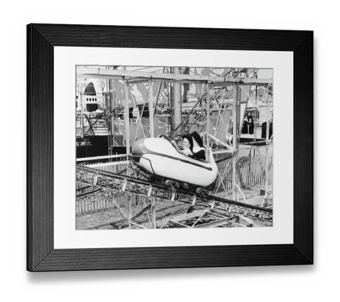 Framed Print : Two Nuns on Roller Coaster Framed Print : Two Nuns on Roller Coaster