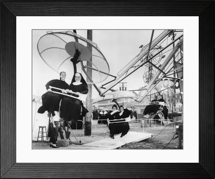 Framed Print : Nuns Riding Paratroopers Ride Framed Print : Nuns Riding Paratroopers Ride