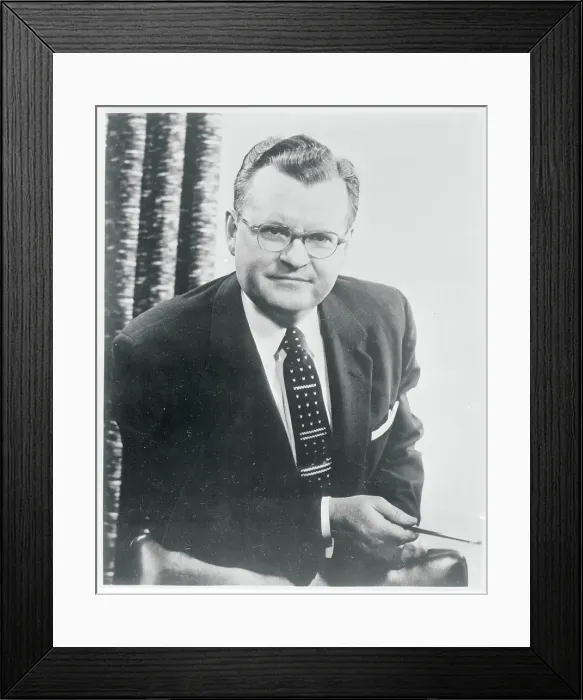 Framed Print : Portrait of Gerald Phillippe Framed Print : Portrait of Gerald Phillippe
