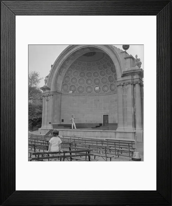 Framed Print : Actor Robert Goulet Singing for His Daughter Nicki Framed Print : Actor Robert Goulet Singing for His Daughter Nicki