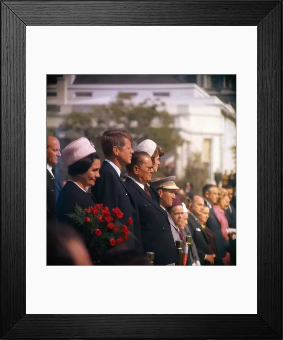 Framed Print : John F. Kennedy and Tito