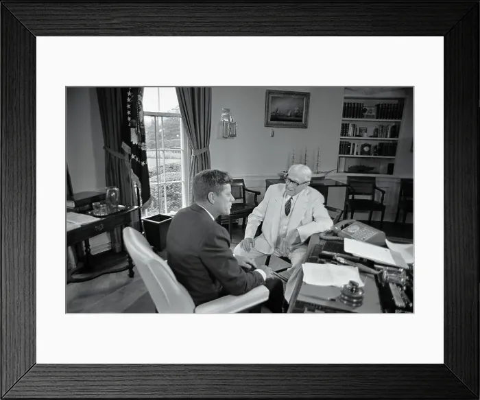 Framed Print : President and Bernard Baruch Framed Print : President and Bernard Baruch