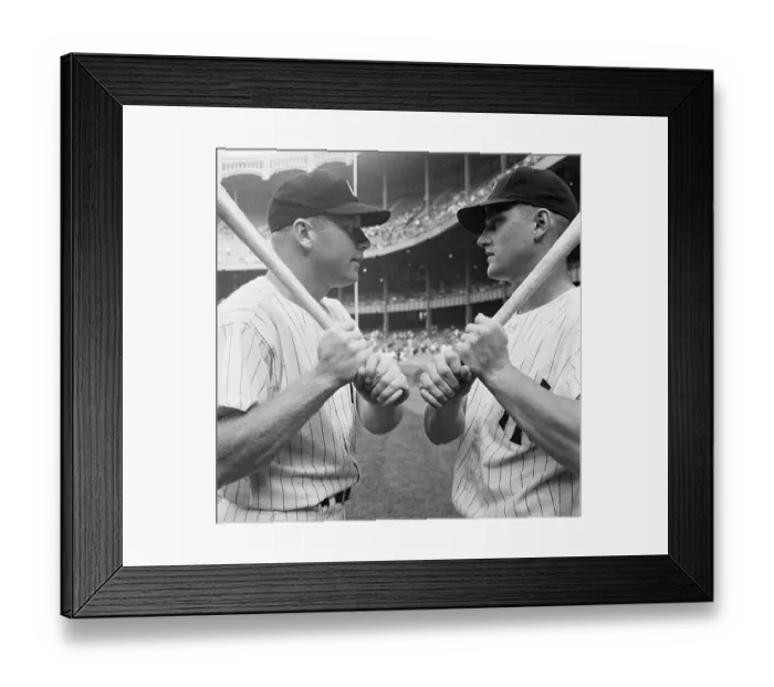 Framed Print : New York Yankees Mickey Mantle and Roger Maris Framed Print : New York Yankees Mickey Mantle and Roger Maris