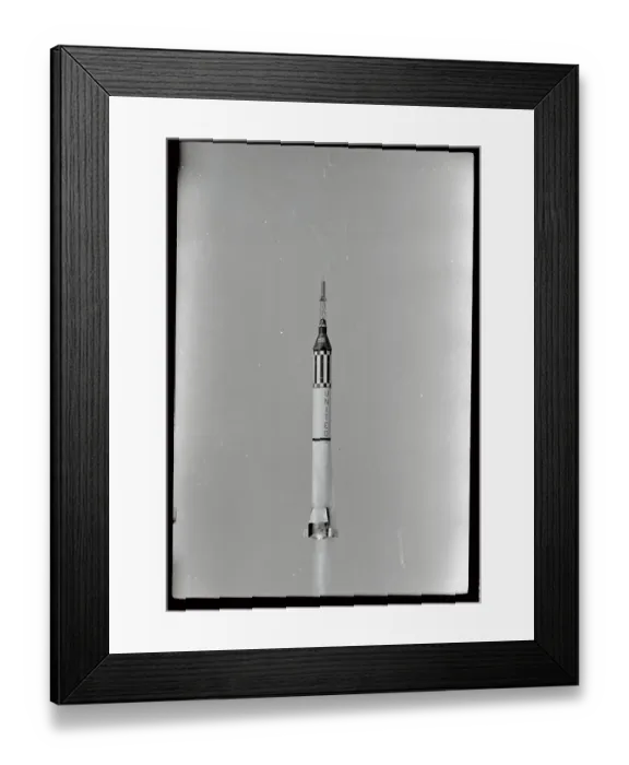 Framed Print : View of the Mercury Redstone Vehicle Framed Print : View of the Mercury Redstone Vehicle