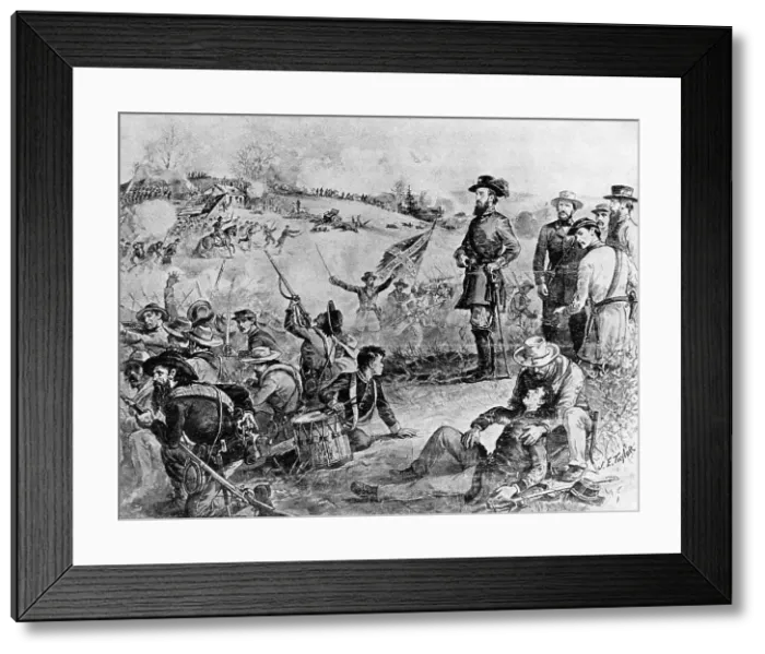 Framed Print : Stonewall Jackson at Battle of Bull Run Framed Print : Stonewall Jackson at Battle of Bull Run